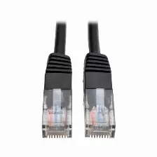 Cable De Red Tripp Lite N002-001-bk Cable Ethernet (utp) Moldeado Cat5e 350 Mhz (rj45 M/m), Poe - Negro, 30.48 Cm [1 Pie], 0.3 M, Cat5e, U/utp (utp), Rj-45, Rj-45
