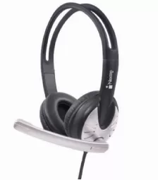 Audífonos Nextep Ne-426 Diadema Para Llamadas/música, Micrófono Boom, Conectividad Alámbrico, Conector De 3.5 Mm No, Color Negro, Blanco