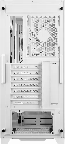 Gabinete Antec Df800 Flux White Mini Torre, Ventana Cristal, 5x Ventiladores, Blanco