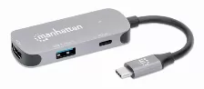 Docking Station Manhattan 190299 Interfaz Usb 3.2 Gen 1 (3.1 Gen 1) Type-c, Hdmi 2.0, Usb A (3.1 Gen 1) 1