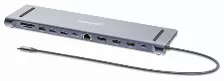 Docking Station Manhattan 190305 4k Ultra Hd, Velocidad 5 Gbit/s, Interfaz Usb 3.2 Gen 1 (3.1 Gen 1) Type-c, Hdmi 2.0, Usb A (3.1 Gen 1) 2