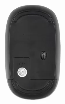 Mouse Optico Manhattan Mw3050, Inalambrico, Usb, 3 Botones, 1200 Dpi, Color Negro