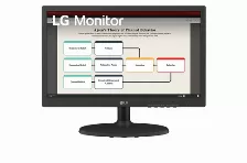 Monitor Lg 19ba300 Led, 18.5, Hd, Panel Tn, 60 Hz, 5 Ms, Negro, 1xvga, 1xdp