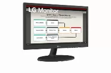 Monitor Lg 19ba300 Led, 18.5, Hd, Panel Tn, 60 Hz, 5 Ms, Negro, 1xvga, 1xdp