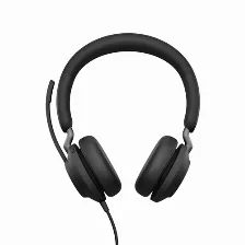 Audífonos Jabra Evolve2 40 Se Diadema Para Llamadas/música, Micrófono Boom, Conectividad Alámbrico, Color Negro