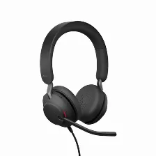 Audífonos Jabra Evolve2 40 Se Diadema Para Llamadas/música, Micrófono Boom, Conectividad Alámbrico, Color Negro