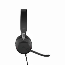 Audífonos Jabra Evolve2 40 Se Diadema Para Llamadas/música, Micrófono Boom, Conectividad Alámbrico, Color Negro