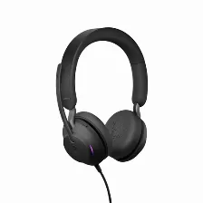 Audífonos Jabra Evolve2 40 Se Diadema Para Llamadas/música, Micrófono Boom, Conectividad Alámbrico, Color Negro