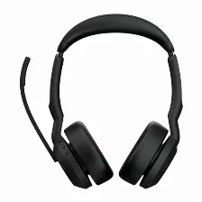 Audífonos Jabra 25599-999-999 Diadema Para Oficina/centro De Llamadas, Micrófono Boom, Conectividad Inalámbrico, Color Negro