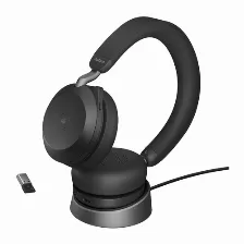 Audífonos Jabra 27599-999-989 Diadema Para Oficina/centro De Llamadas, Micrófono Boom, Conectividad Inalámbrico, Color Negro