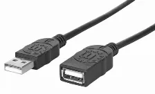 Cable Usb Manhattan 308519 Transferencia De Datos 480 Mbit/s, Color Negro