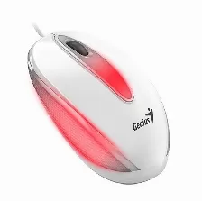 Mouse Optico Genius Dx-mini, 1000 Dpi, 3 Botones, Alambrico, Usb, Color Blanco