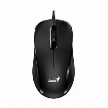 Mouse Optico Genius Dx-101, Alambrico, 1000dpi, 3 Botones, 1.5m, Usb, Negro