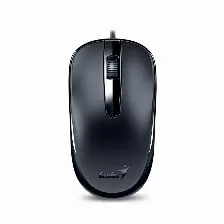 Mouse Optico Genius Dx-120, Alambrico, 1000 Dpi, 3 Botones, Usb, Negro