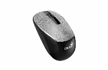 Mouse Optico Inalambrico Genius Nx-7015, Usb, 2.4 Ghz, 1200 Dpi, Blueeye, Negro/gris