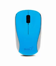 Mouse Inalambrico Optico Genius Nx-7000, Usb, 1200 Dpi, 3 Botones, 2.4 Ghz, Blueeye, Color Azul