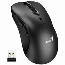 Mouse Ergonomico Inalambrico Genius Ergo 8100s, Usb, 2.4ghz, 1600dpi, 6 Botones Silencioso, Negro