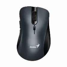 Mouse Ergonomico Genius Ergo 8100s, Inalambrico, Usb, 2.4ghz, 1600 Dpi, 6 Botones, Silent, Gris Hierro