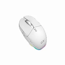 Mouse Gx Gaming M8250, Inalambrico, 6 Botones, 800-3200 Dpi, Recargable, Usb-c, Rgb, Blanco