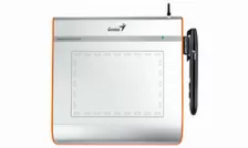 Tableta Grafica Genius Easypen I405x, 4x5.5 Pulgadas, 1024 Niveles De Sensibilidad, Usb, Color Plata