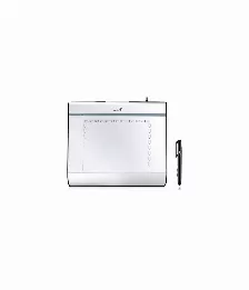 Tableta Digital Genius Easypen I608, 6x8 Pulg, Boligrafo Inalambrico, Color Gris