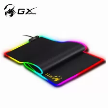 Mouse Pad Genius Gx-pad 800s, Iluminacion Rgb, Ultra Suave, 800x300mm, Usb 2.0, Negro