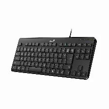 Teclado Alambrico Compacto Genius Luxemate 110, Usb, Teclas Chocolate, Negro