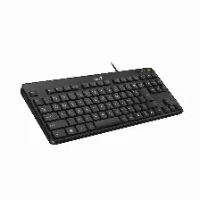 Teclado Alambrico Compacto Genius Luxemate 110, Usb, Teclas Chocolate, Negro