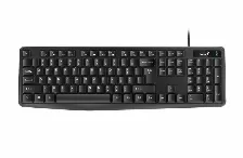 Teclado Alambrico Genius Kb-117, Usb, Resistente A Salpicaduras, Negro