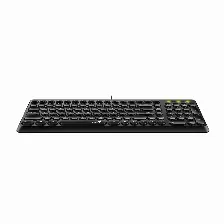 Teclado Genius Slimstar Q200, Usb 2.0, Color Negro