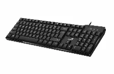 Teclado Genius Kb-100x, Resistente A Salpicaduras, 2.0, Negro