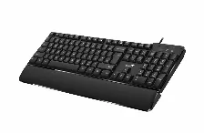 Teclado Genius Kb-100xp, Reposa Munecas, Resistente A Salpicaduras, Negro