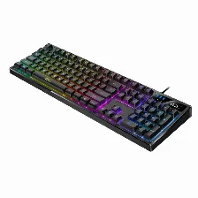 Teclado Gamning Genius Scorpion K7, Antighost, Rgb, Resistente A Salpicaduras, Usb, Negro