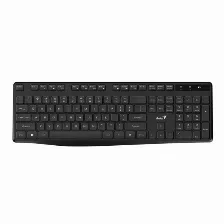 Teclado Inalambrico Genius Kb-7200, 2.4 Ghz, Espanol, Usb, Negro