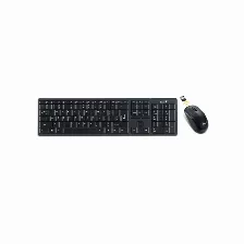 Kit Teclado Y Mouse Inalambrico Genius Slimstar 8230, Bluetooth, Inalambrico, Usb, Color Negro