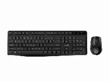 Kit Teclado Y Mouse Inalambrico Genius Km-8206s, Usb 2.4g, Color Negro