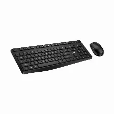 Kit Teclado Y Mouse Inalambrico Genius Km-8206s, Usb 2.4g, Color Negro