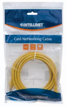 Cable De Red Intellinet Cat5e Utp, 3m, 3 M, Cat5e, U/utp (utp), Rj-45, Rj-45, Amarillo