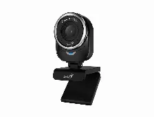 Webcam Genius Qcam 6000, Fhd 1080p, 360 Grados, Clip Para Monitor, Microfono, Usb, Negro