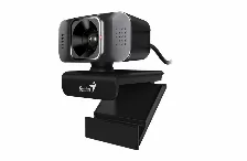 Camara Web Genius Facecam Quiet, Full Hd 1080, Microfono Con Reduccion De Ruido, Soporte Universal, Usb