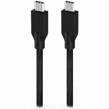 Cable Usb-c A Usb-c 3.0, Genius Acc-c2cc-3a. 60w, 5 Gbps, Negro