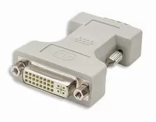 Adaptador Manhattan 328906, Dvi-i Hembra A Vga Macho, Blanco