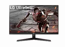 Monitor Led Gamer Lg Lcd, 31.5pulg, 2xhdmi, 1xdp, 2560 X 1440 Pixeles, 165 Hz, Panel Va, Amd Freesync, Color Negro, Rojo