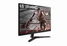 Monitor Led Gamer Lg Lcd, 31.5pulg, 2xhdmi, 1xdp, 2560 X 1440 Pixeles, 165 Hz, Panel Va, Amd Freesync, Color Negro, Rojo