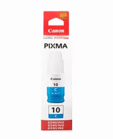 Botella De Tinta Canon Gi-10 Cyan Original Si, Cian, Compatibilidad G5010/g6010/g7010