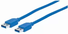 Cable Usb Manhattan 354295 Color Azul