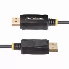 Adaptador De Vídeo Startech.com Cable Adaptador Displayport A Hdmi De 1m - 4k 60hz Con Hdr - Cable Dp A Hdmi 2.0b - Convertidor Activo De Video - Convertidor Displayport A Hdmi, 1 M, Displayport, Hdmi Tipo A (estándar), Macho, Macho, Derecho