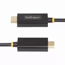 Adaptador De Vídeo Startech.com Cable Adaptador Displayport A Hdmi De 1m - 4k 60hz Con Hdr - Cable Dp A Hdmi 2.0b - Convertidor Activo De Video - Convertidor Displayport A Hdmi, 1 M, Displayport, Hdmi Tipo A (estándar), Macho, Macho, Derecho