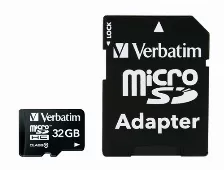 Memoria Microsd Hc Verbatim Premium 32gb, Clase 10, 90mb/s Read Speed, Resistente Al Agua Y Golpes