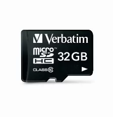 Memoria Microsd Hc Verbatim Premium 32gb, Clase 10, 90mb/s Read Speed, Resistente Al Agua Y Golpes